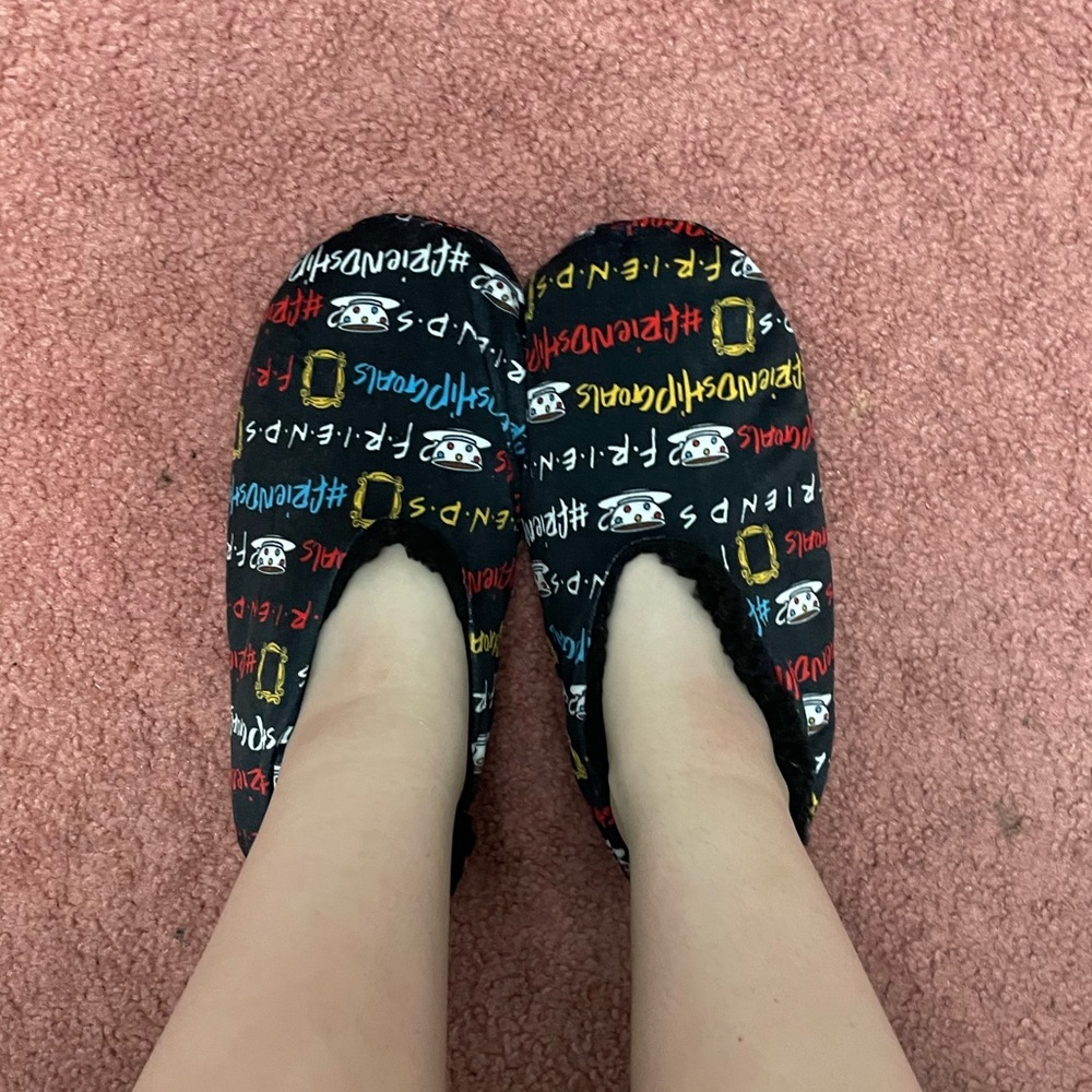 womans friends grippy slippers!